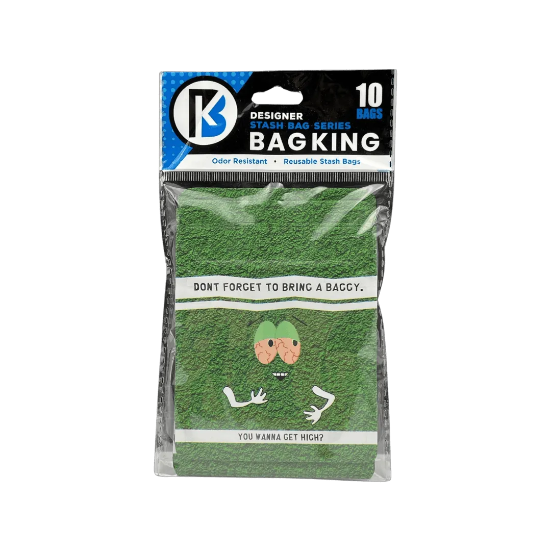 10-Pack Bag King Towel Wide Mouth Mylar Bag | 1/8th ounce