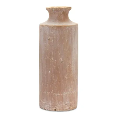 20.5" Designer Terra Cotta Vase