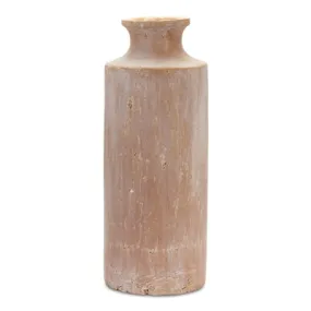 20.5" Designer Terra Cotta Vase