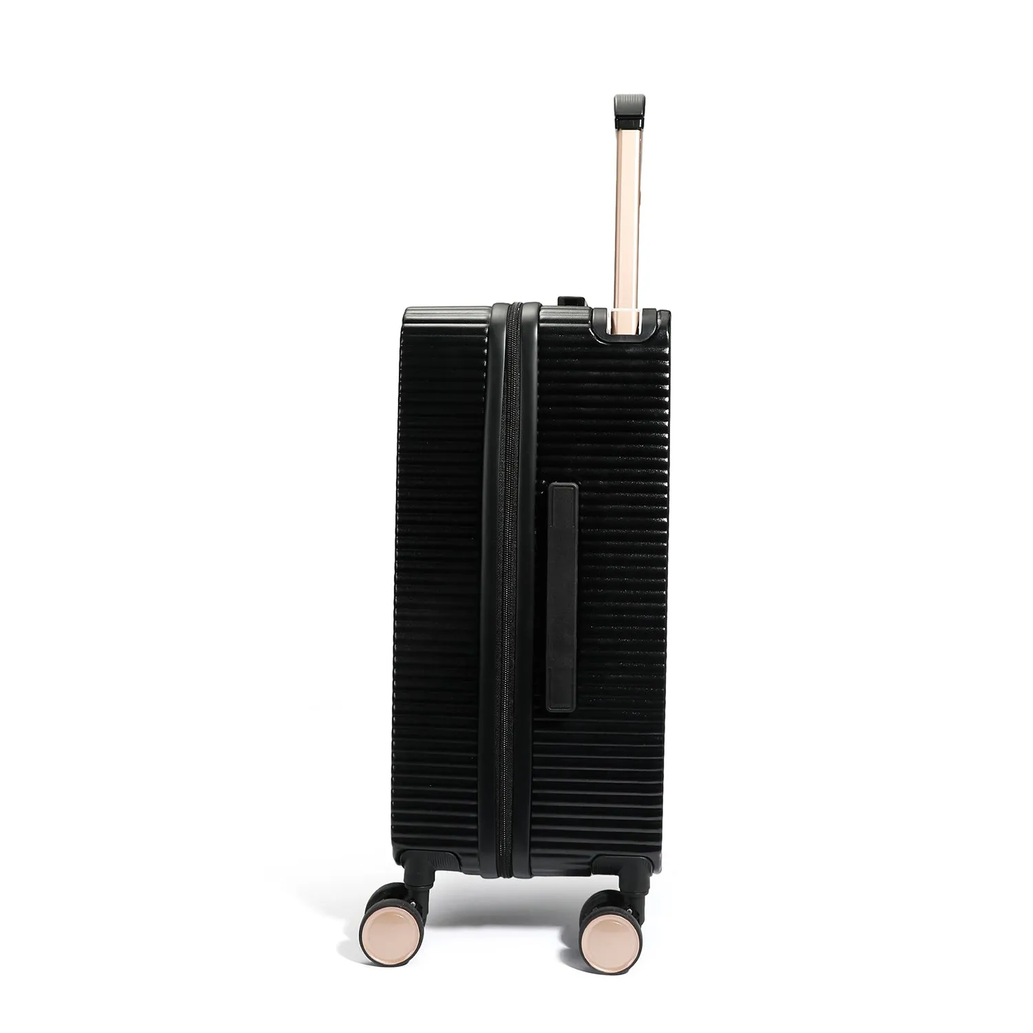 20" RIBBED CARRY-ON SUITCASE