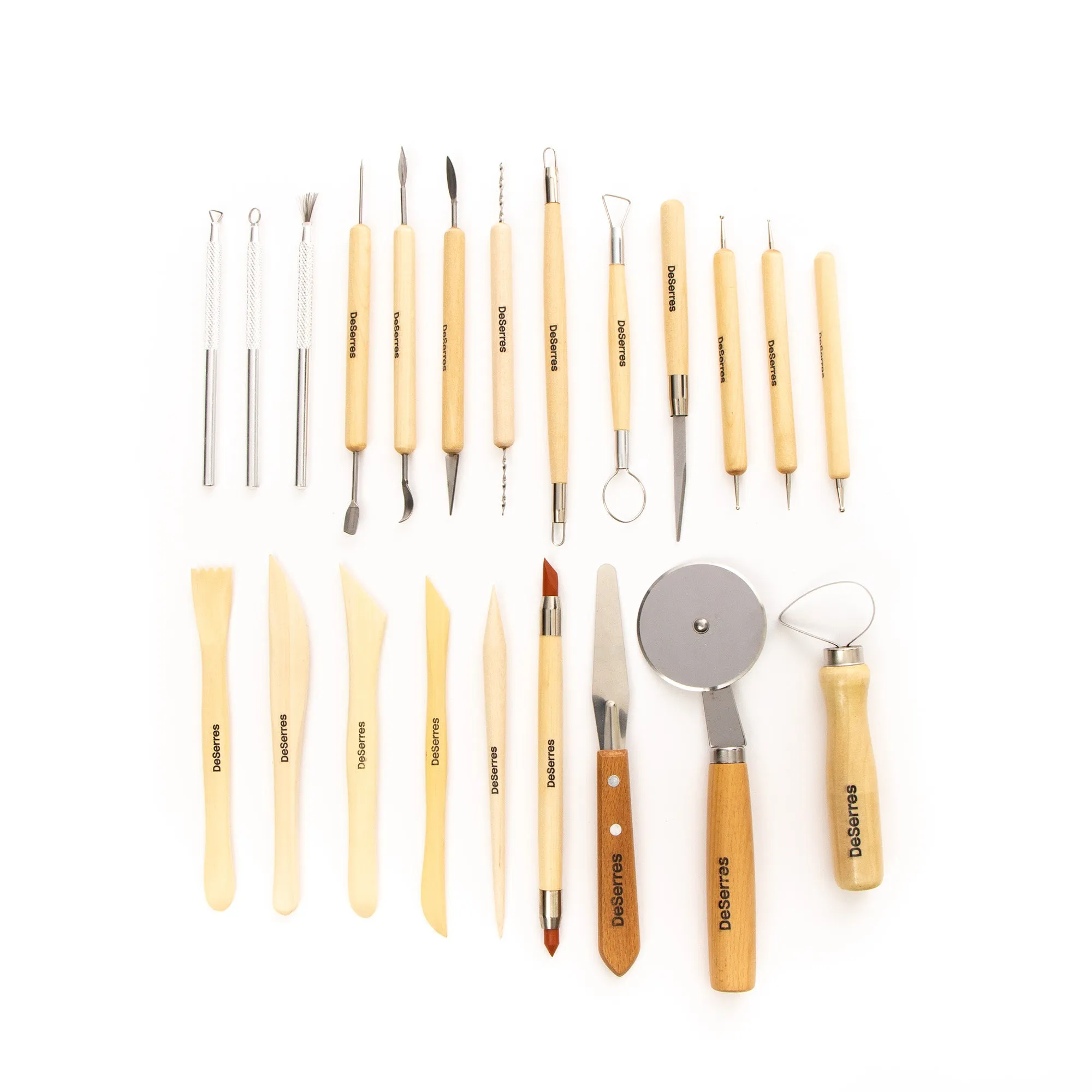 22-Piece Pottery Tool Kit