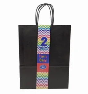 2pcs Gift Bag 25x33x12cm Black