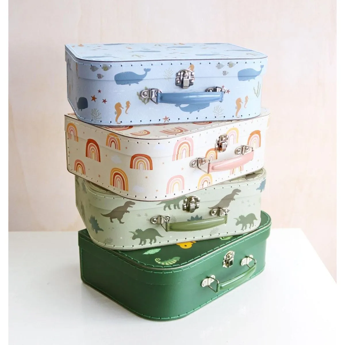 A Little Lovely Company Suitcase Set: Ocean