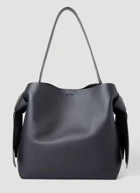 Acne Studios Logo Detailed Midi Shoulder Bag