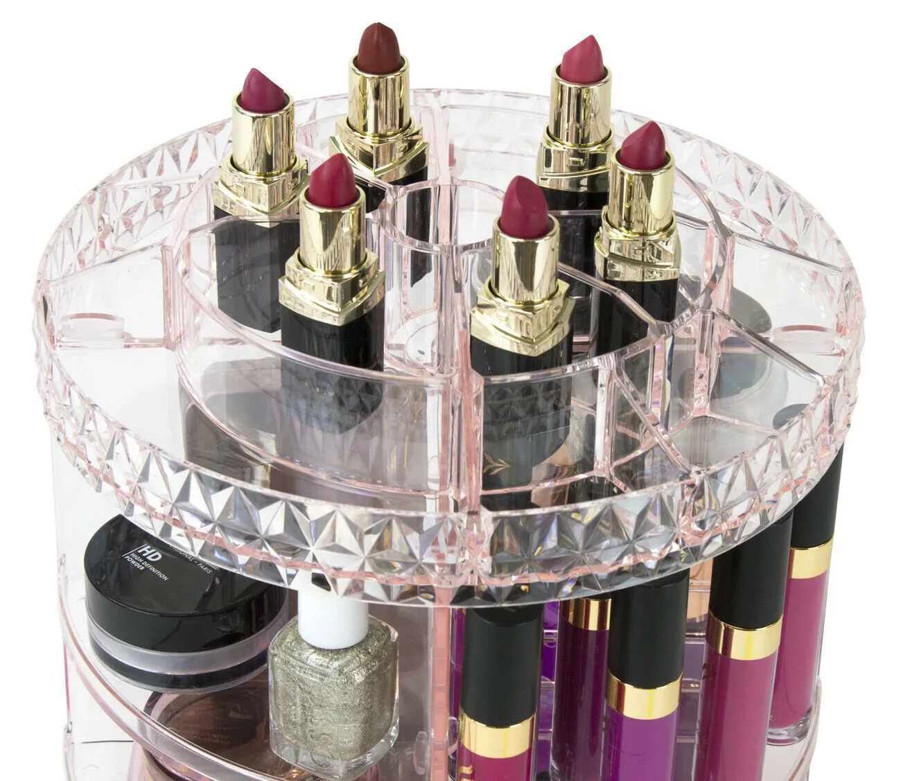 Adjustable Rotating Cosmetic Makeup Organizer Storage Box