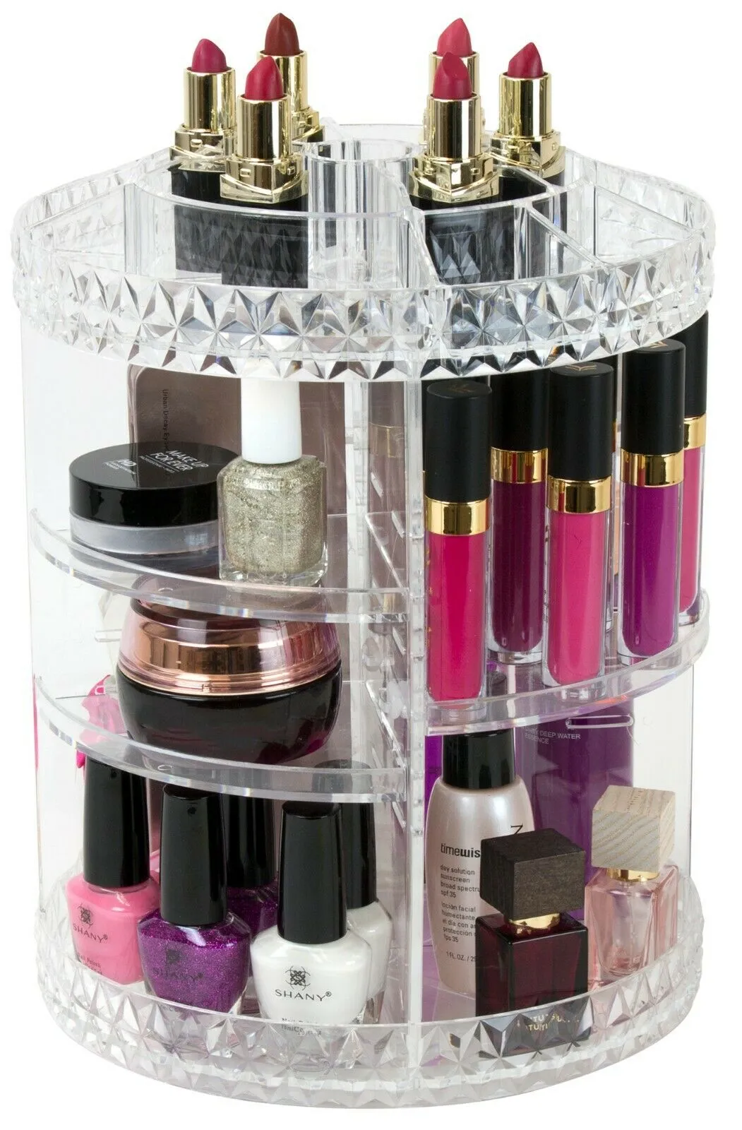 Adjustable Rotating Cosmetic Makeup Organizer Storage Box