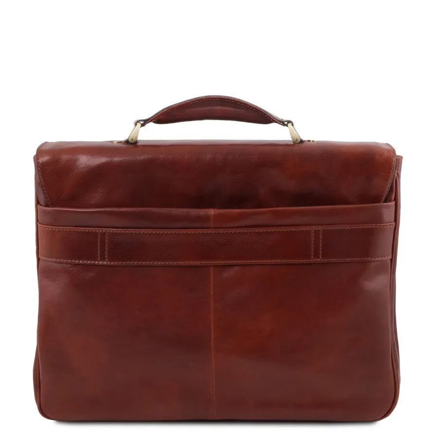 Alessandria Leather Laptop Briefcase