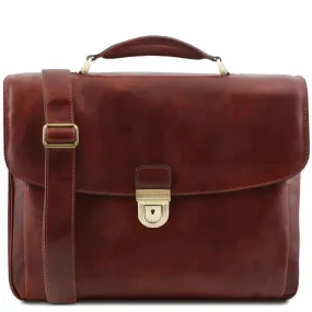 Alessandria Leather Laptop Briefcase