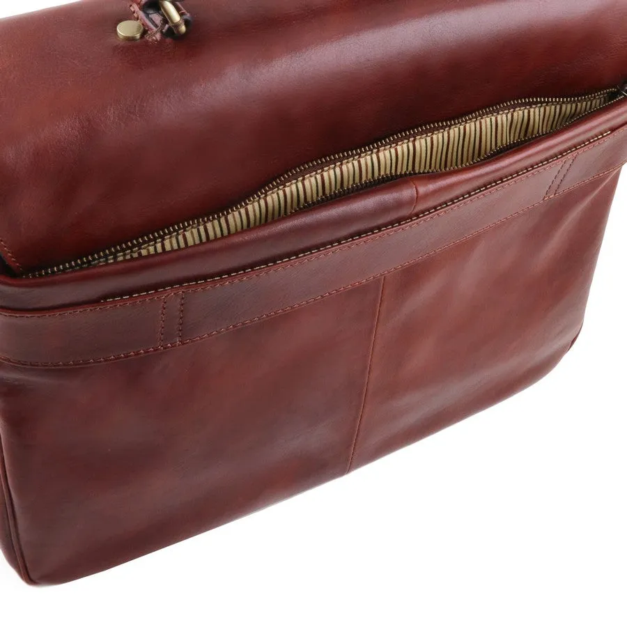 Alessandria Leather Laptop Briefcase