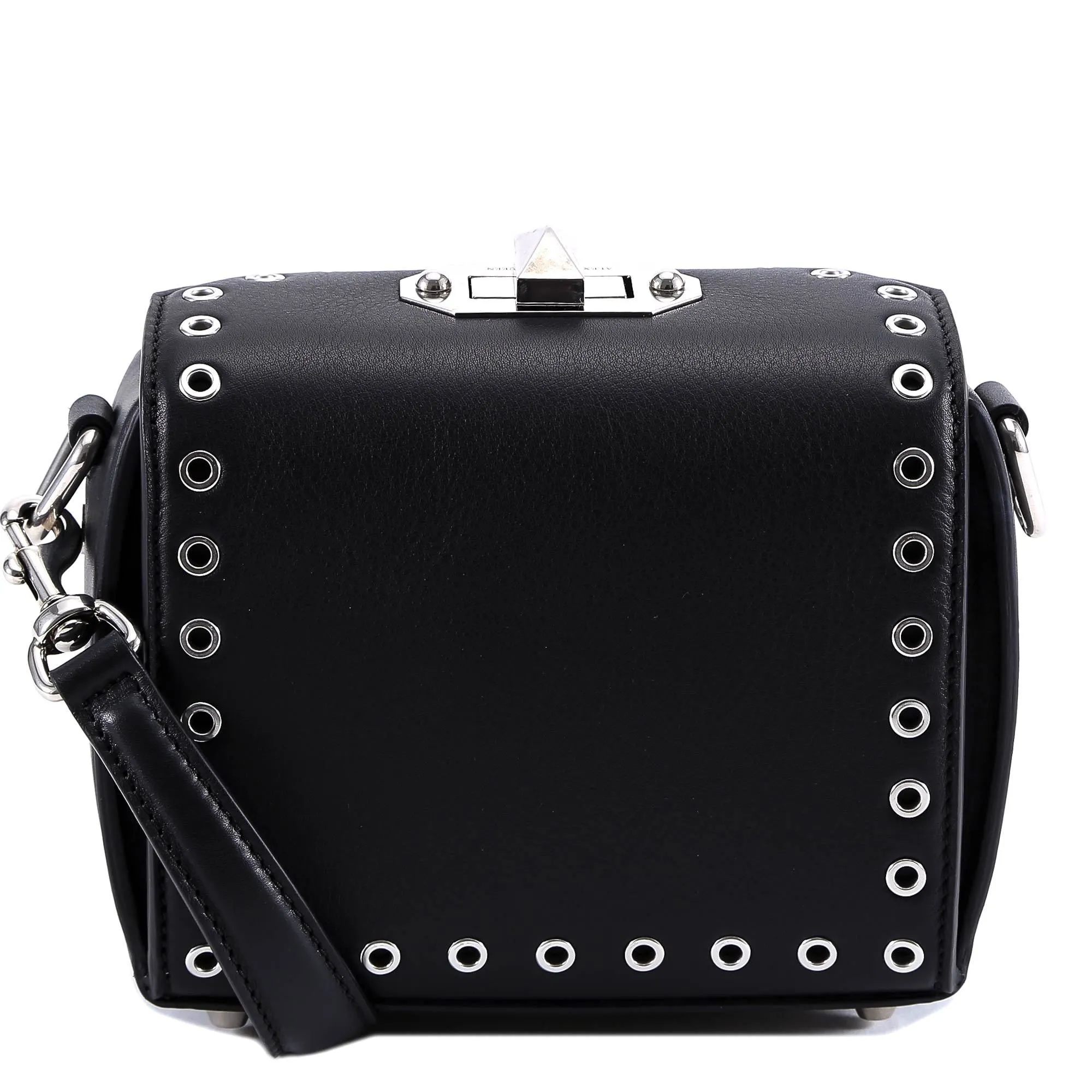 Alexander McQueen Eyelet Embellished Box Bag