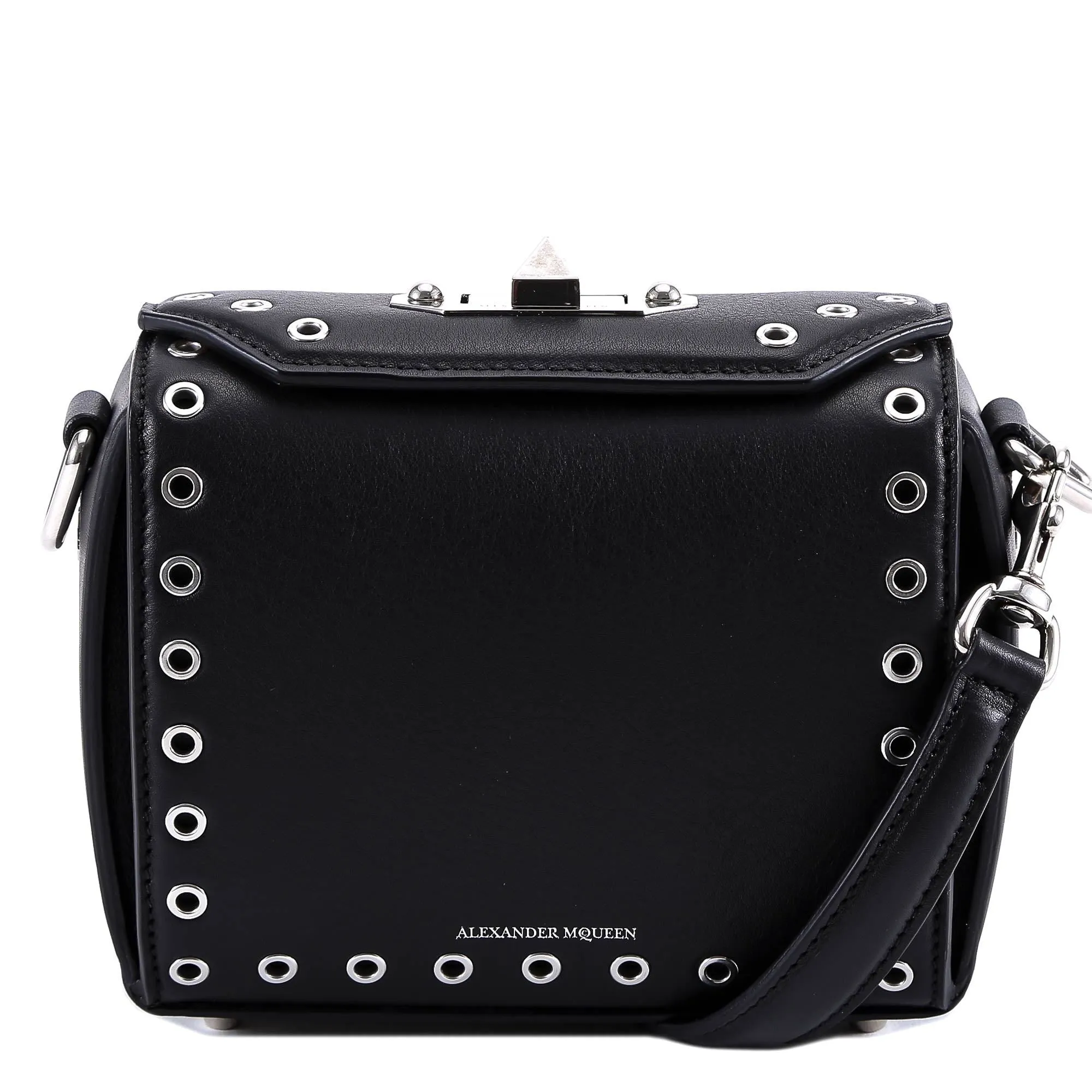 Alexander McQueen Eyelet Embellished Box Bag