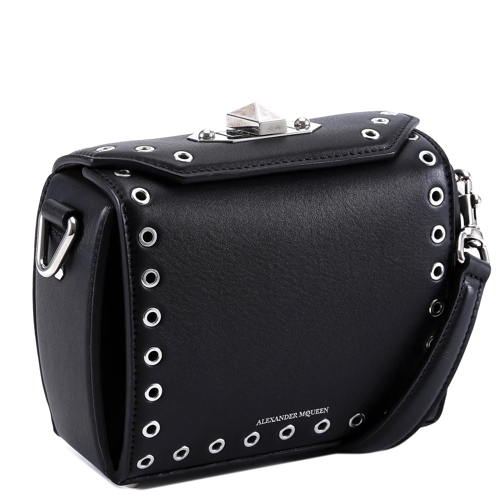 Alexander McQueen Eyelet Embellished Box Bag