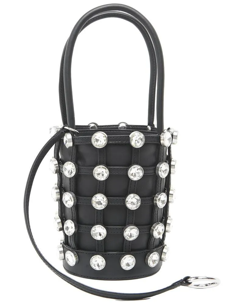 Alexander Wang Embellished Roxy Cage Mini Tote Bag