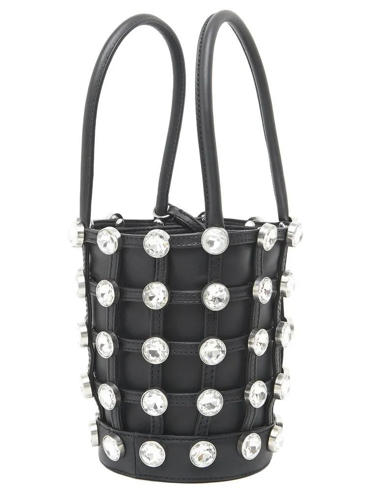 Alexander Wang Embellished Roxy Cage Mini Tote Bag