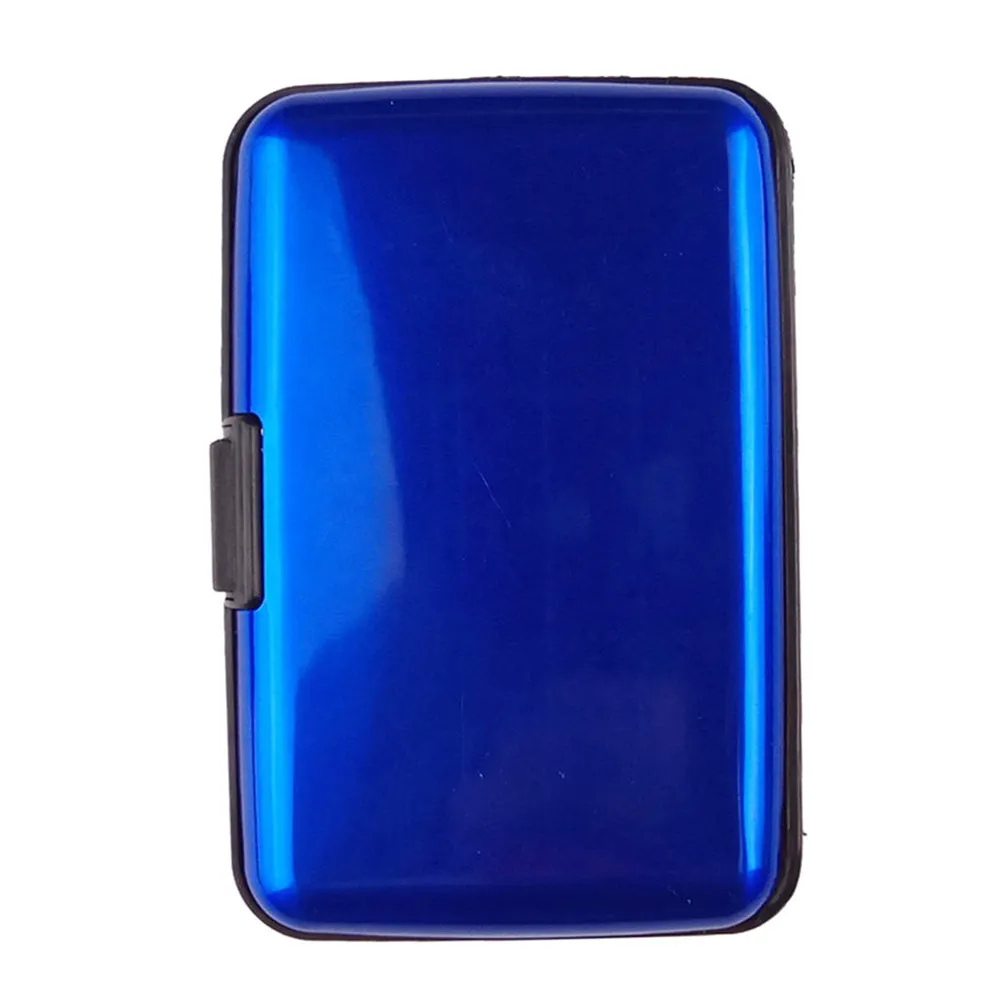 Aluminum Credit Card Wallet, Light Weight - BLUE