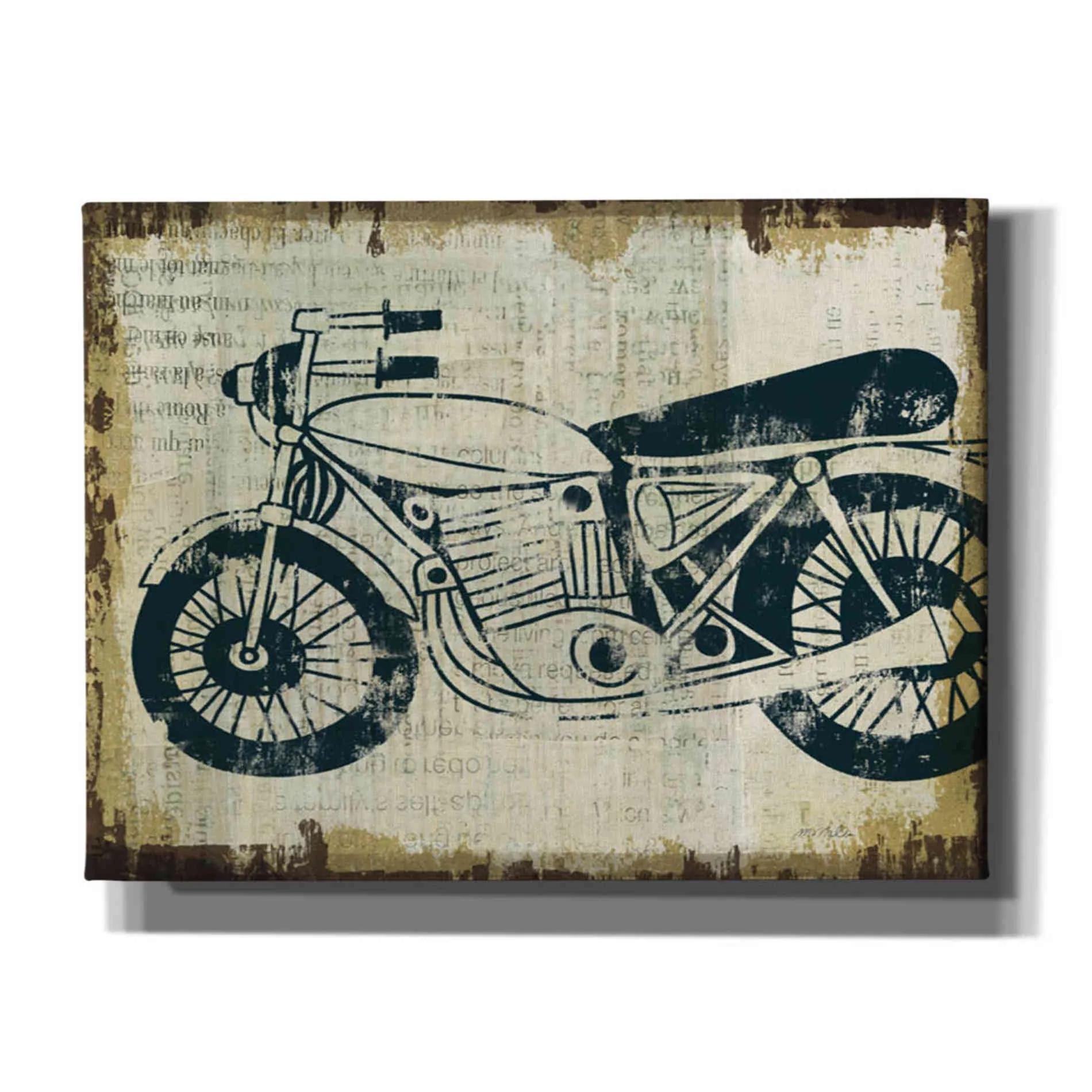 'American Pop Moto' by Michael Mullan, Canvas Wall Art