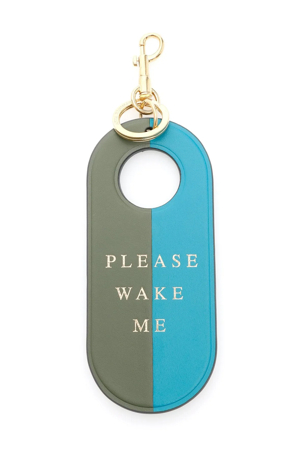 Anya Hindmarch Please Wake Me Contrast Key Ring