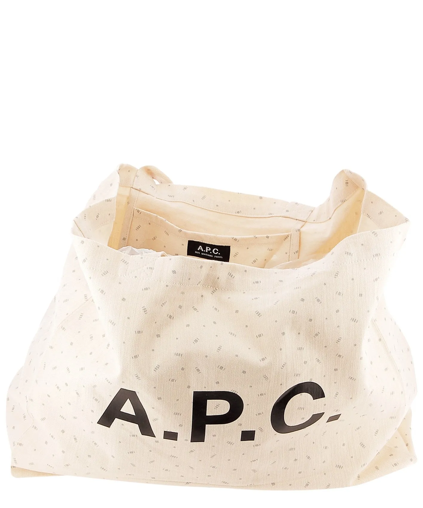 A.P.C Logo Printed Tote Bag