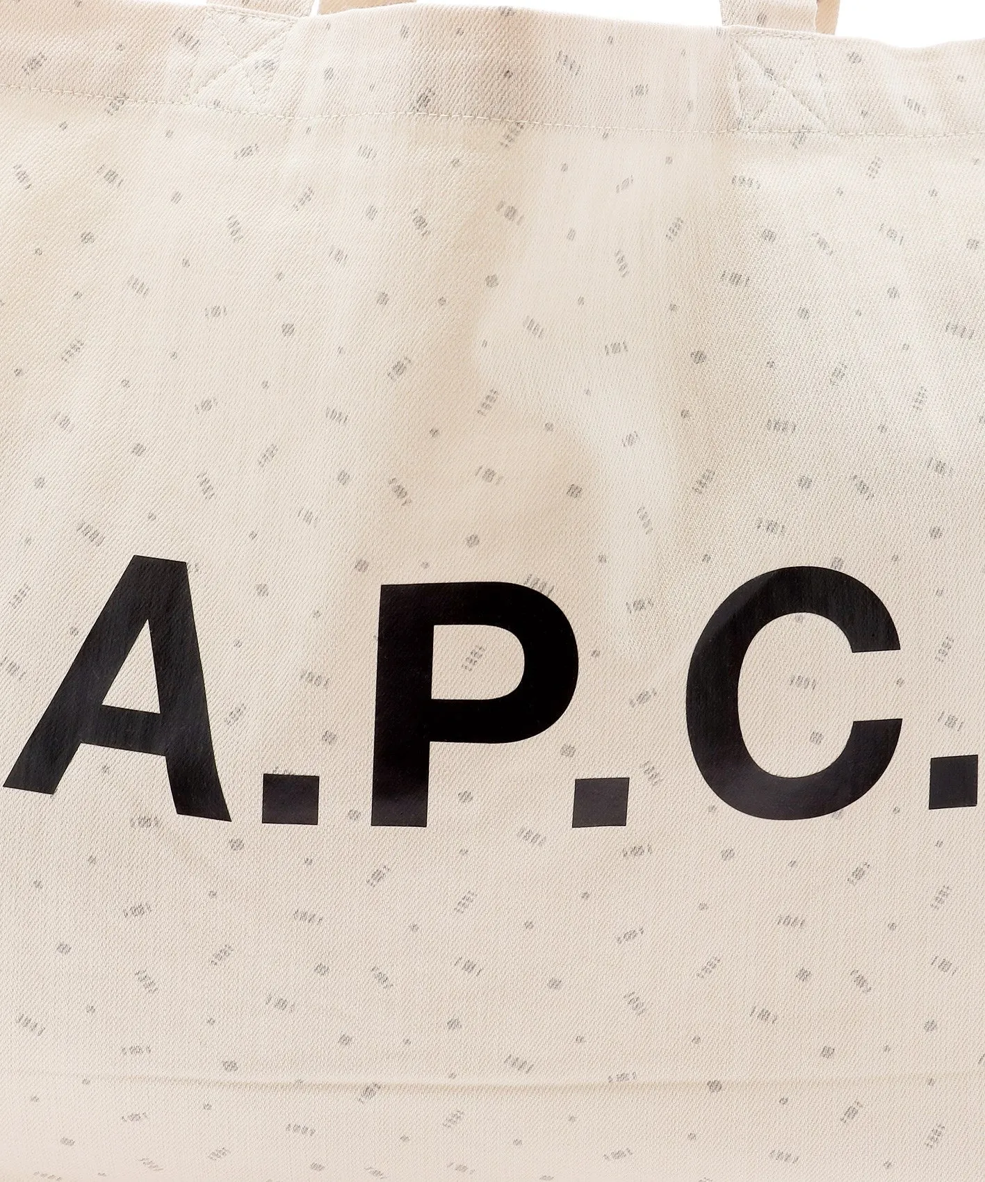 A.P.C Logo Printed Tote Bag