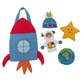 Astronaut Finger Puppet Play Bag