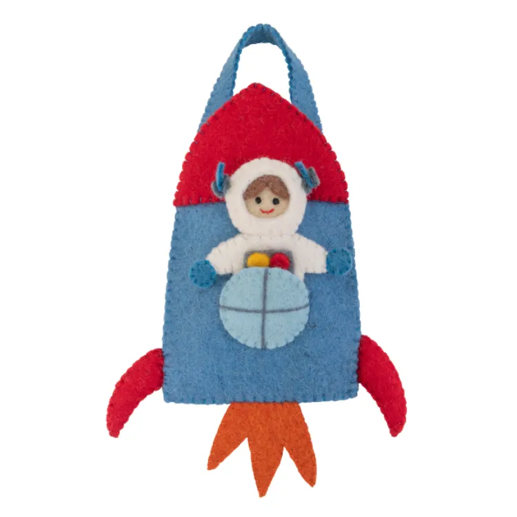 Astronaut Finger Puppet Play Bag