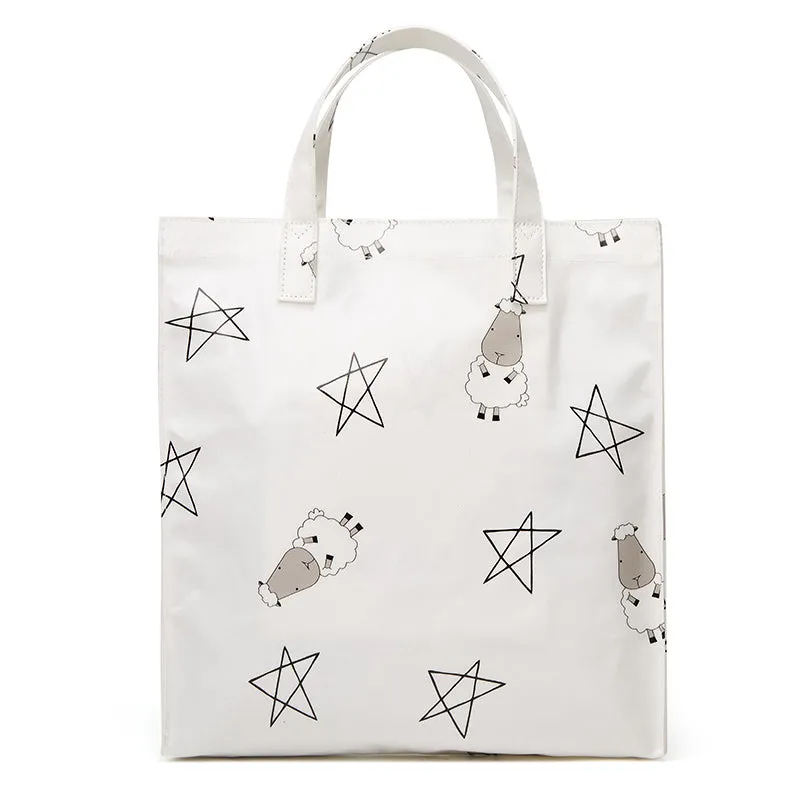 Baa Baa Sheepz Tote Bag Big Star & Sheepz White