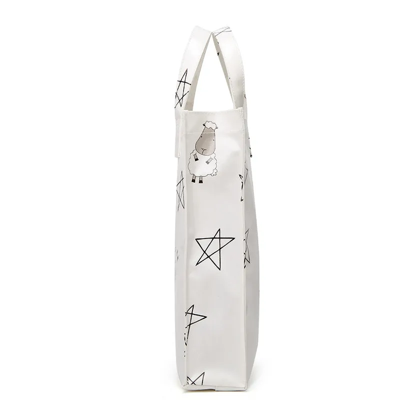 Baa Baa Sheepz Tote Bag Big Star & Sheepz White