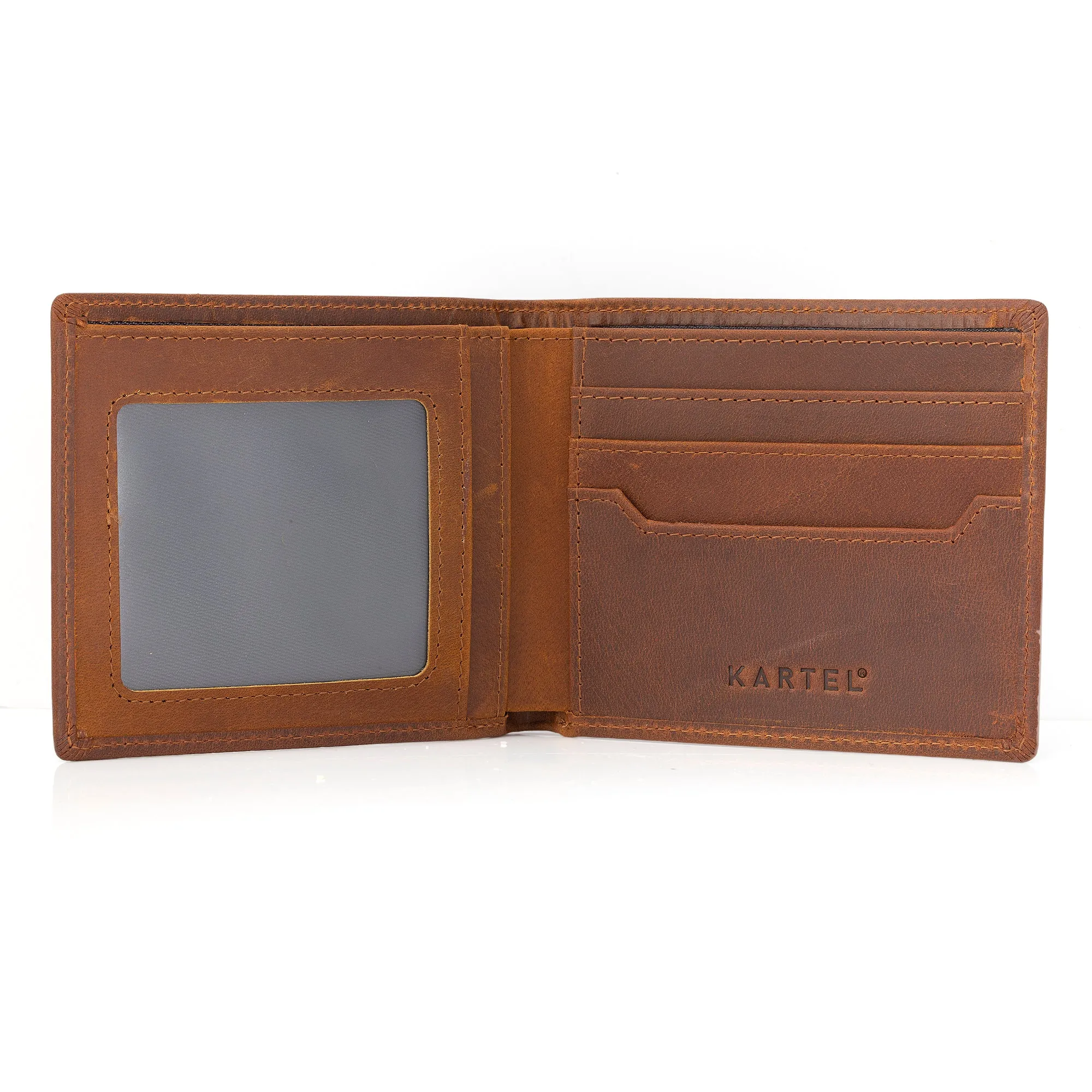 Bifold Wallet - Crazy Horse Leather