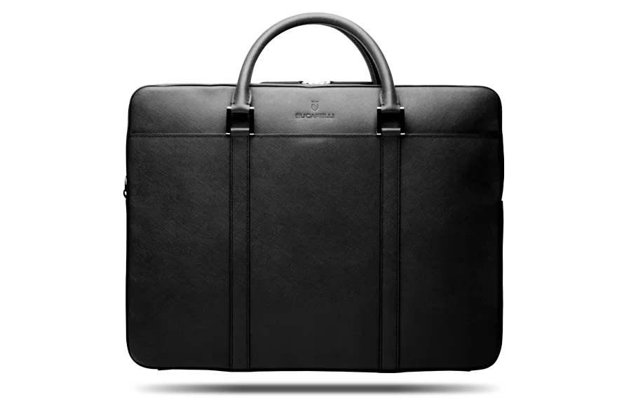 Black Saffiano Briefcase