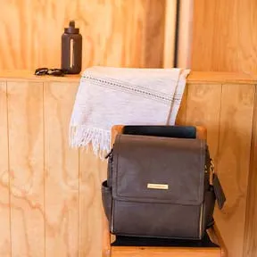 Boxy Backpack - Saddle