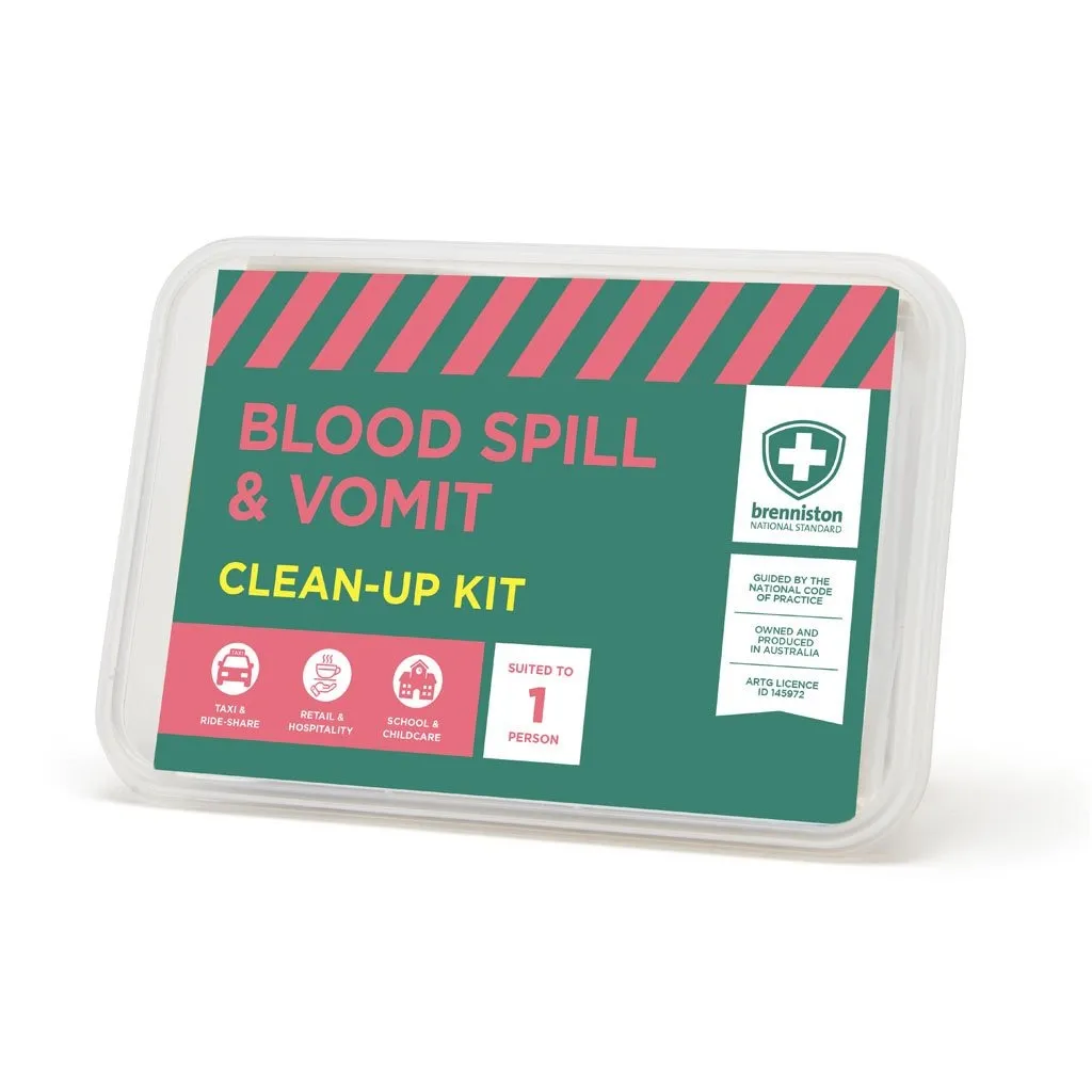 Brenniston National Standard Blood Spill & Vomit Clean-Up Kit