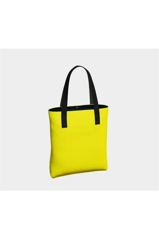 Bright Yellow Tote Bag