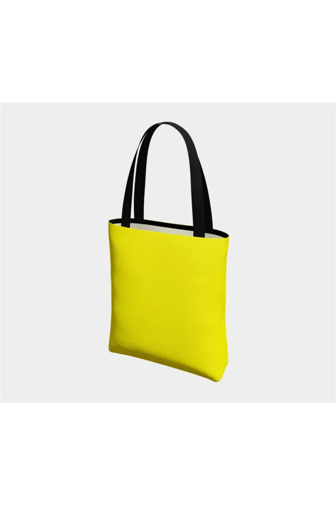 Bright Yellow Tote Bag