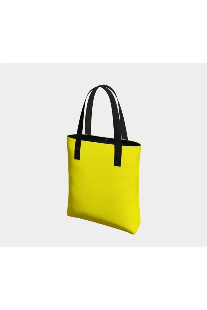 Bright Yellow Tote Bag