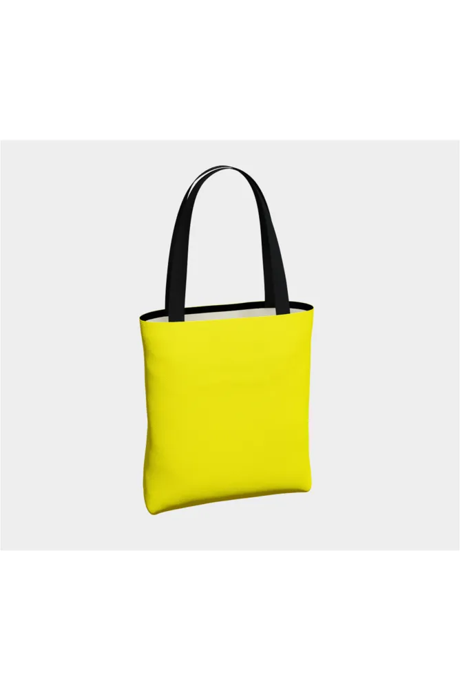 Bright Yellow Tote Bag