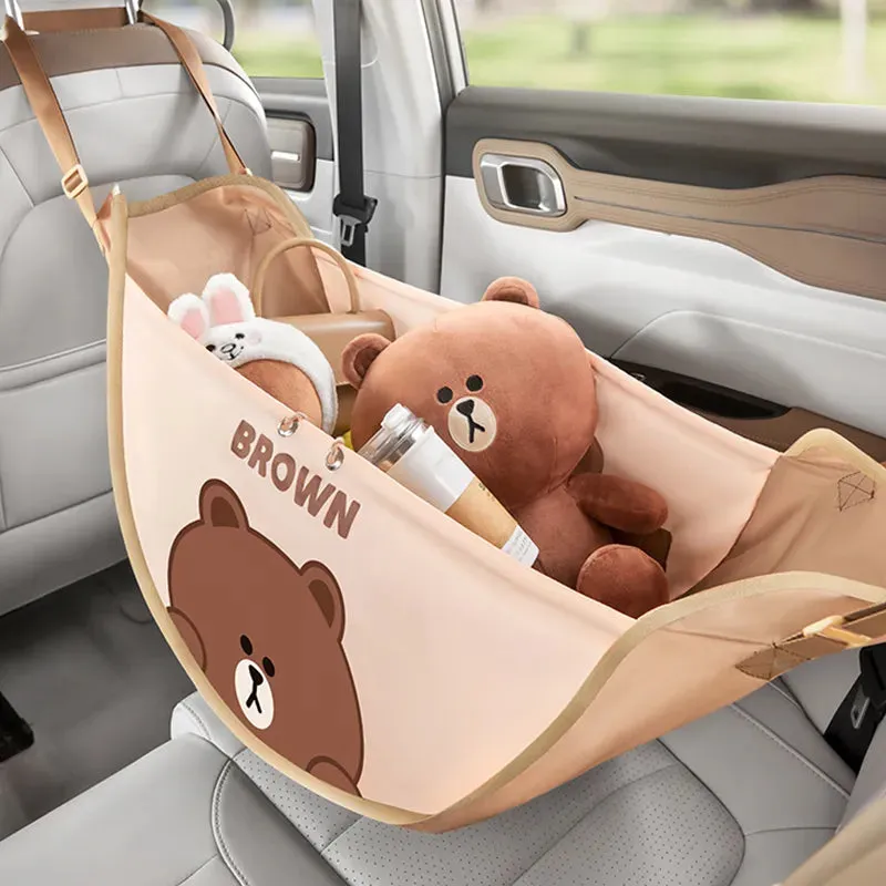 Brown Bear Car Seat Storage Bag