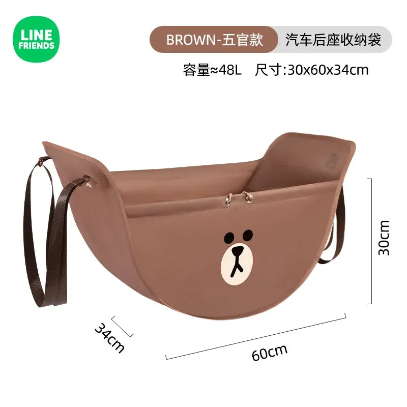 Brown Bear Car Seat Storage Bag