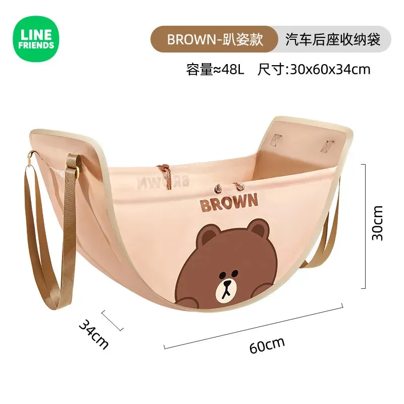 Brown Bear Car Seat Storage Bag