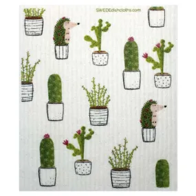 Cactus Collage: Single Cloth - SWEDEdischcloths