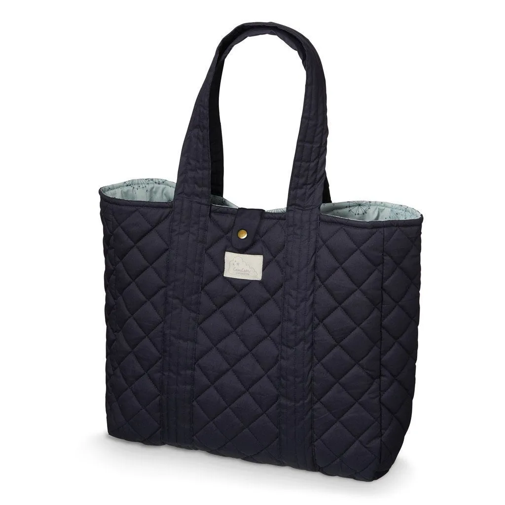 Cam Cam Quilted Tote Bag Navy