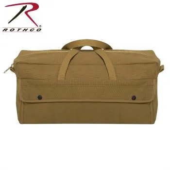 Canvas Jumbo Tool Bag With Brass Zipper