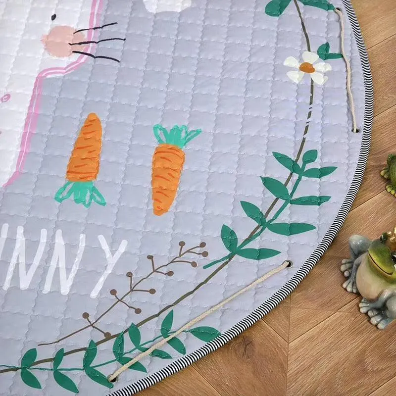 Carrot Bunny Play Mat | Toys Organizer Bag