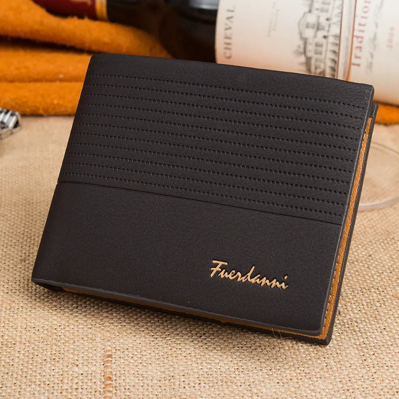 Casual Embossed Thin Wallet