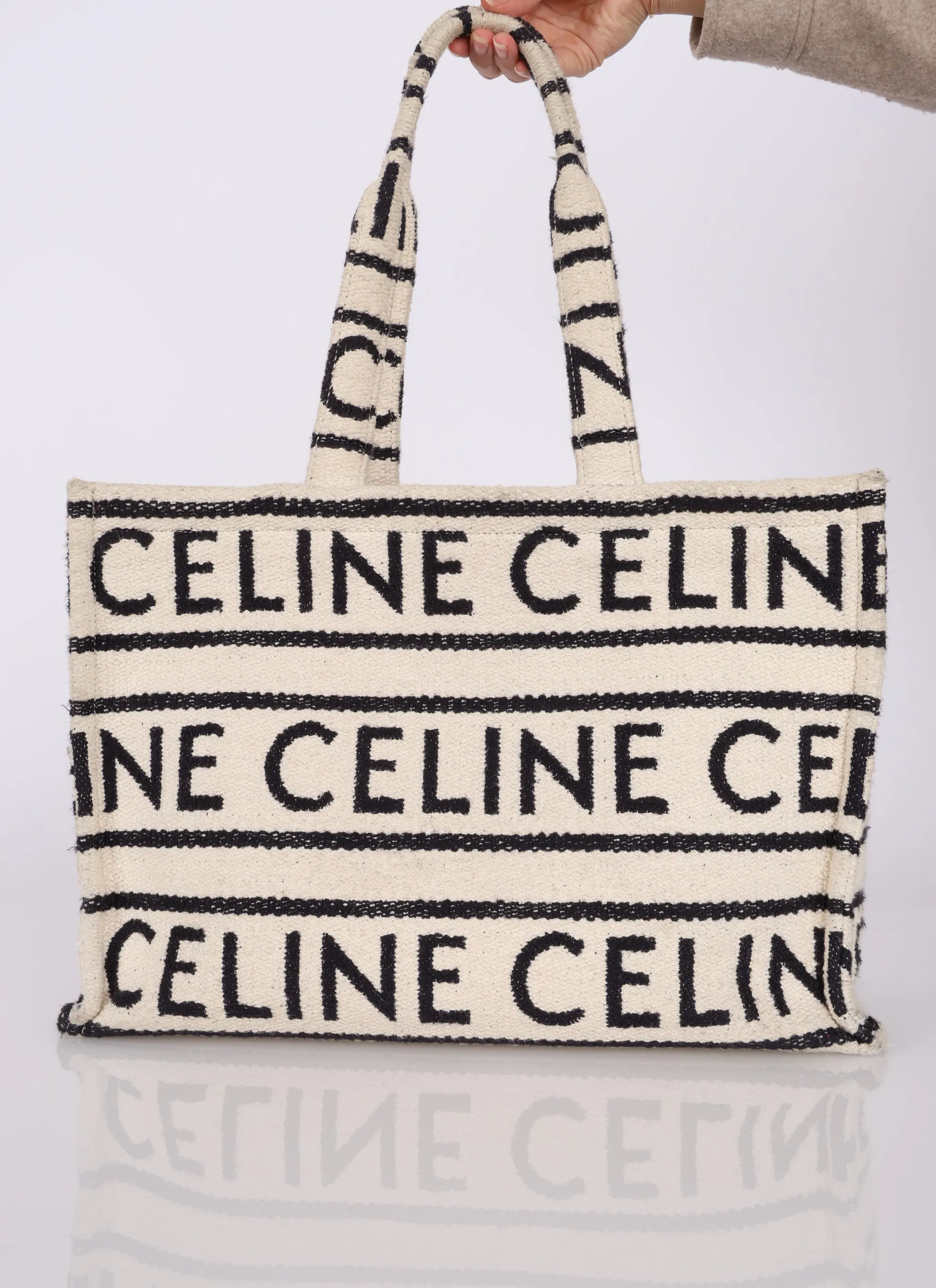 Celine All Over Large Cabas Thais Tote