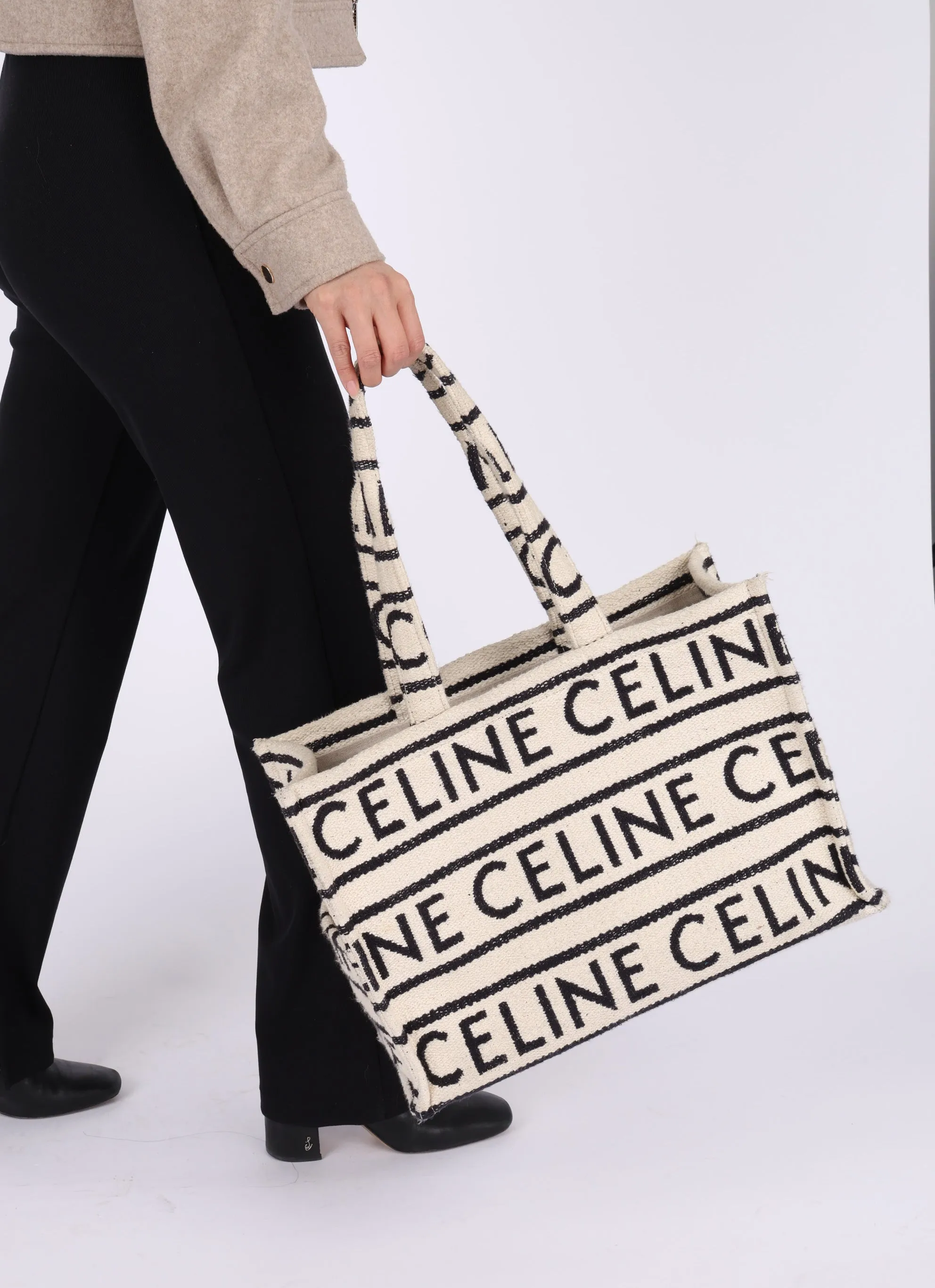 Celine All Over Large Cabas Thais Tote