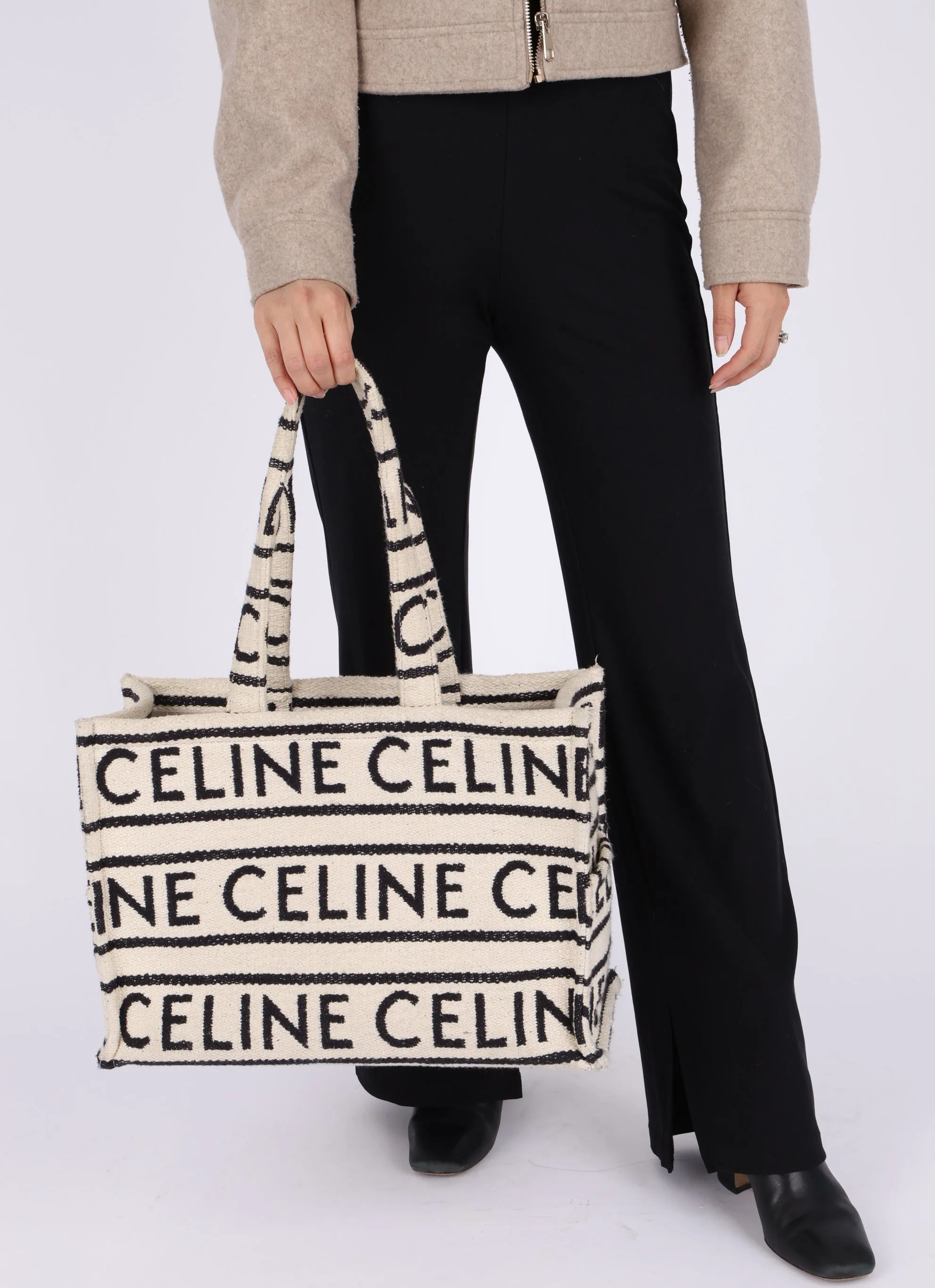 Celine All Over Large Cabas Thais Tote