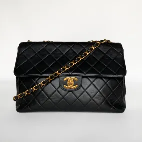 Chanel Classic Flap Bag Maxi Lambskin Leather