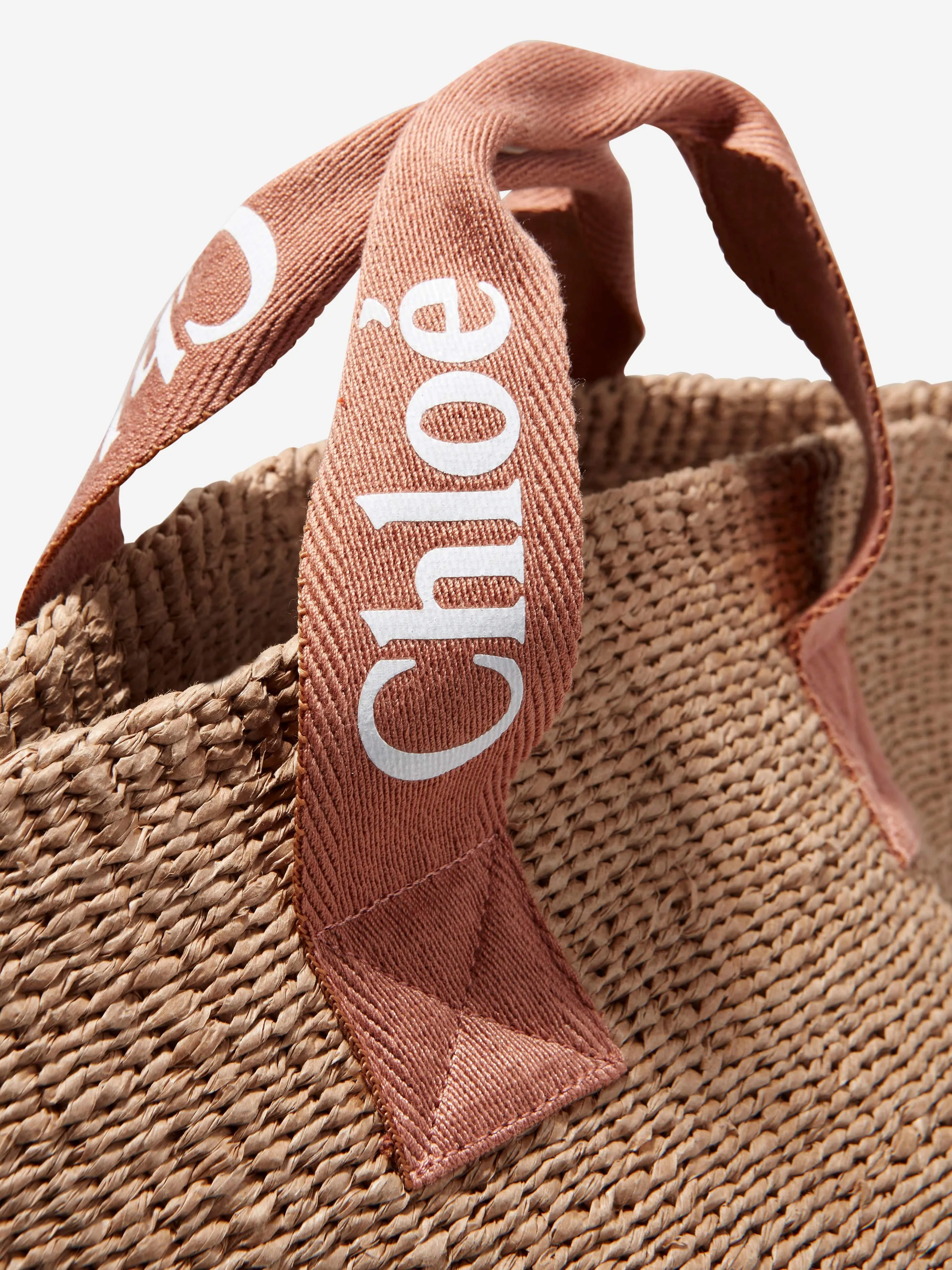 Chloé Girls Basket Bag in Beige