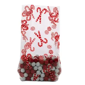 Christmas Mint Decorative Cello Bag