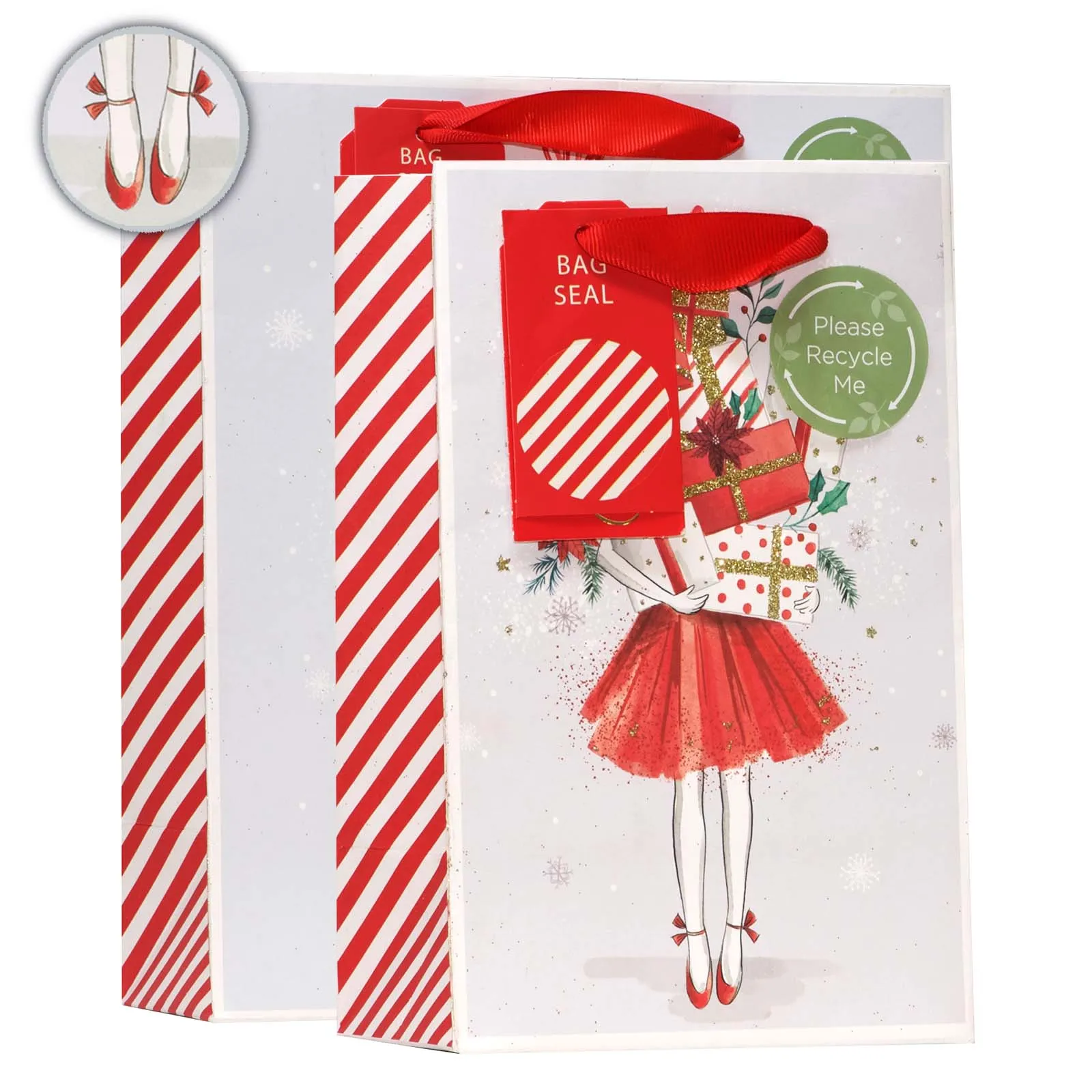 Christmas Wrapping Gift Bag